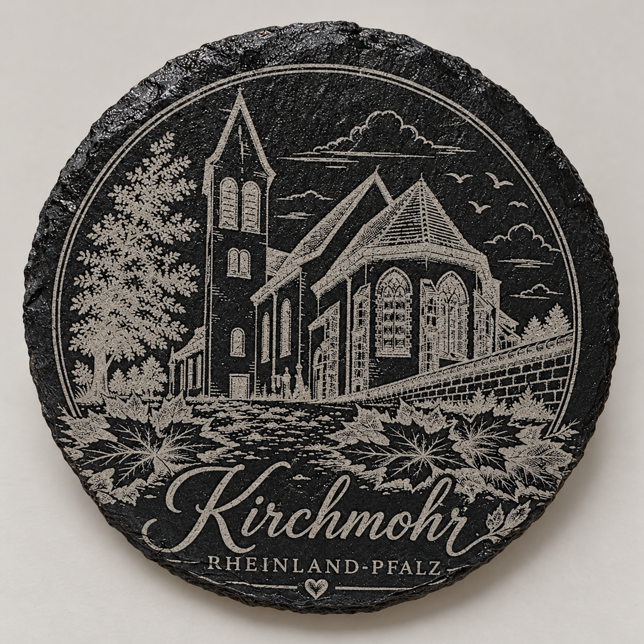 Example: Kirchmohr church on slate