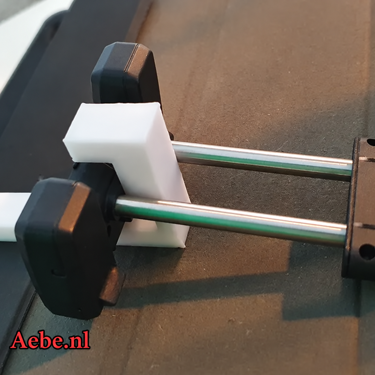 3D-printed extender in the DJI Mavic Air 2 phone clamp